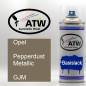 Preview: Opel, Pepperdust Metallic, GJM: 400ml Sprühdose, von ATW Autoteile West.